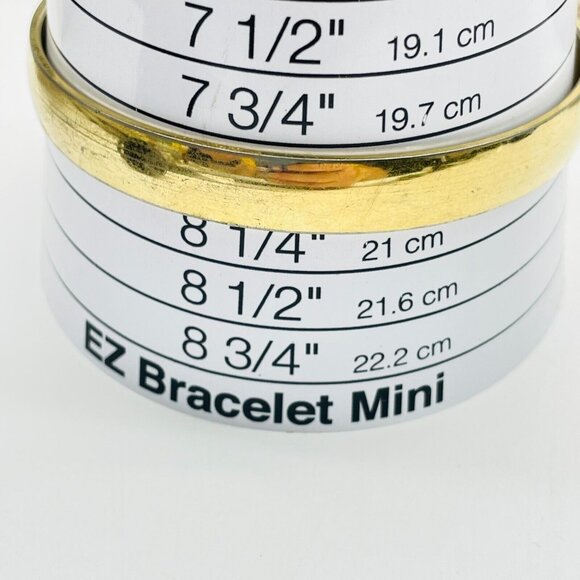 CROWN TRIFARI Bangle Bracelet Gold Tone Classic Career Workwear - Picture 3 of 6